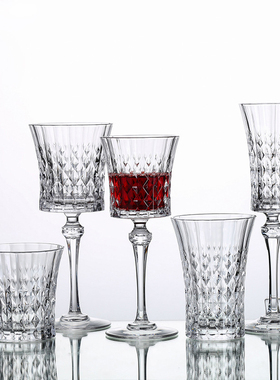 BOSUNG法国进口情迷钻石水晶杯红酒杯高脚杯葡萄酒杯香槟鸡尾酒杯