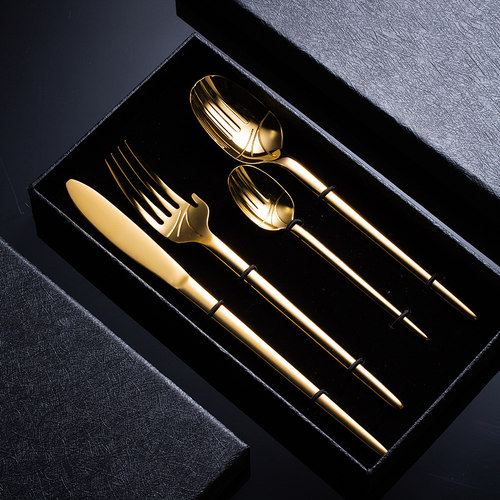 不锈钢牛排刀叉套装家用西餐