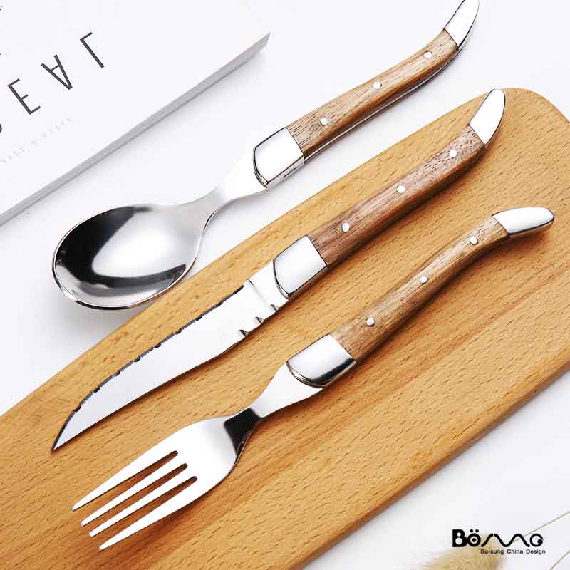 不锈钢牛排西餐具复古刀叉勺