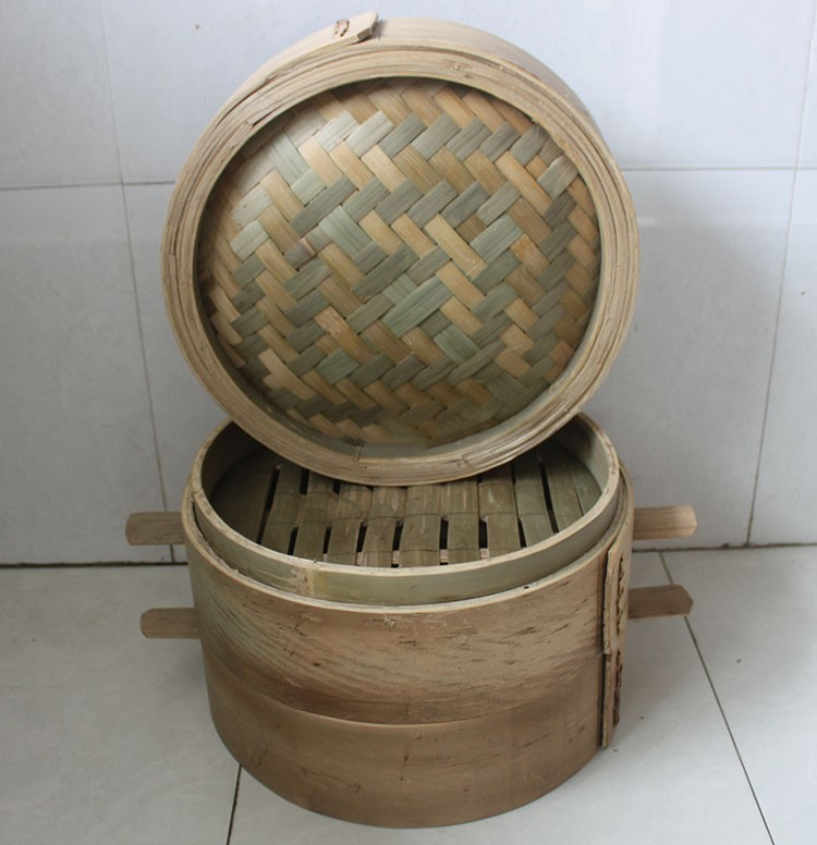 全青皮竹子家用迷你小笼包蒸笼 竹包竹编蒸格竹蒸屉笼屉