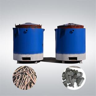 连续式炭化炉木材树枝椰壳碳化设备农作物秸秆木炭机节能环保