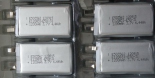 MP4 全新 1200MAH GPS导航 3.7V聚合物锂电池503465 PSP游戏机