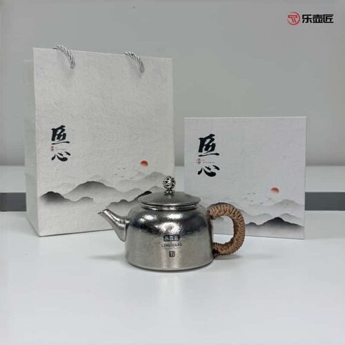 乐壶匠纯钛茶水分离泡茶壶