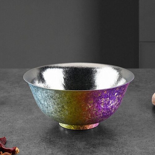 乐壶匠纯钛双层大碗抑菌防霉