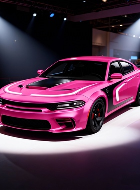 风火轮火辣小跑车紫色道奇地狱猫跑车儿童玩具C4982合金车模