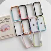 糖果镂空散热适用iPhon17ProMax手机壳13软边框12苹果11简约Xs防摔XR时尚 X撞色15pm轻薄8Plus防摔7磨砂防指纹