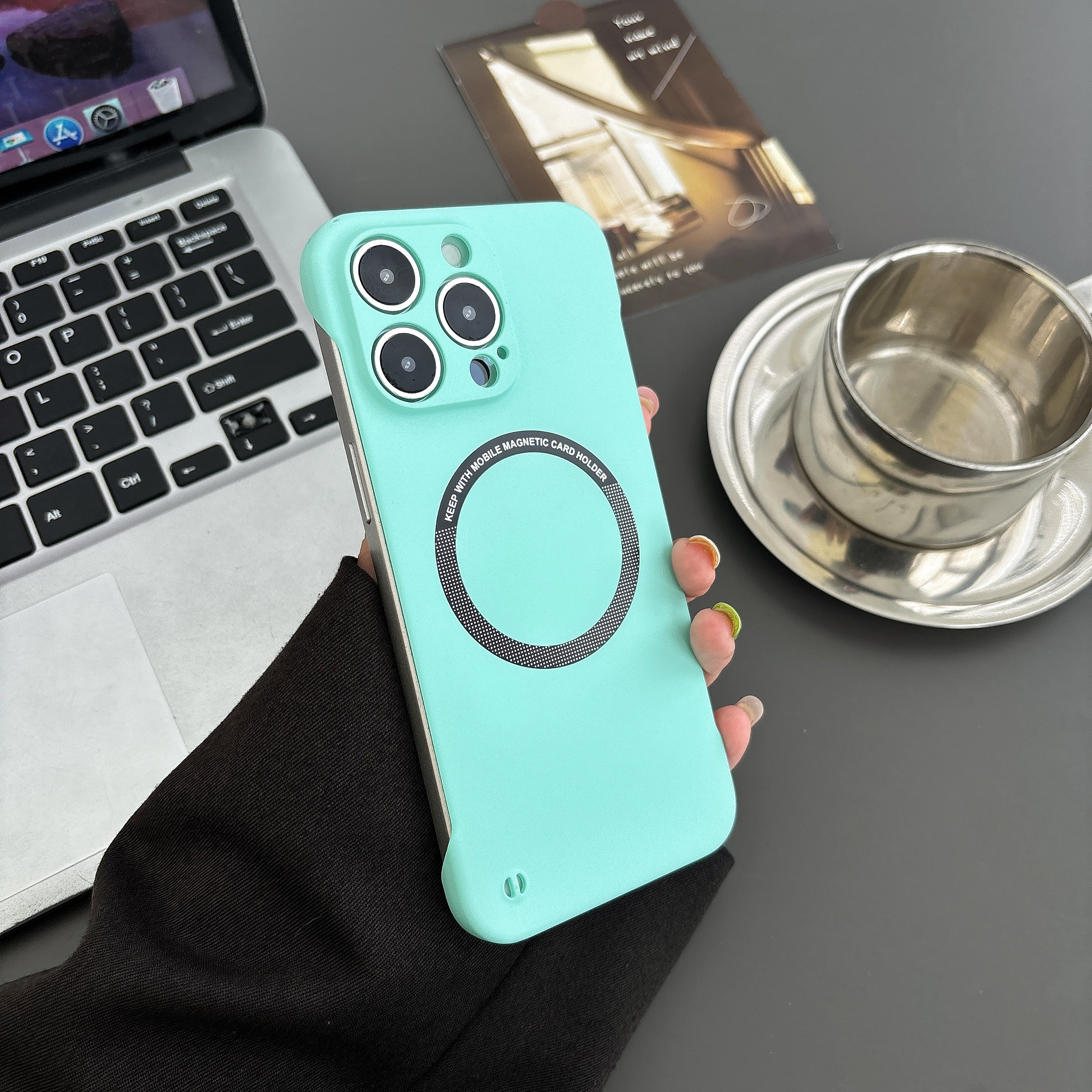 新款磁吸充电无边框适用苹果16promax手机壳磨砂16肤感iphone15plus简约14pro不顶膜13散热12男女保护套11pro