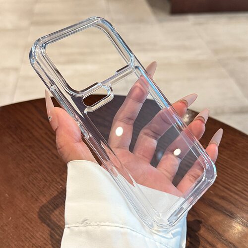 高透太空壳适用小米17promax手机壳简约ins风高级感Xiaomi15pro保护套全透明14ultra全包大孔小米14pro男女款