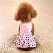 Teddy dog ​​mùa hè mặc quần áo ánh sáng chó cưng mùa hè phiên bản Hàn Quốc mát mẻ của chó chó sáng tạo mẫu chống nắng - Quần áo & phụ kiện thú cưng