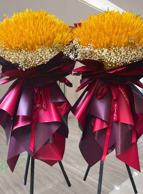 大麦大卖开业花篮同城配送开张鲜花速递抚顺市新抚区望花区顺城区