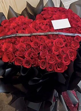 福建省福州市鼓楼区仓山台江区鲜花店同城配送女友生日红玫瑰花束