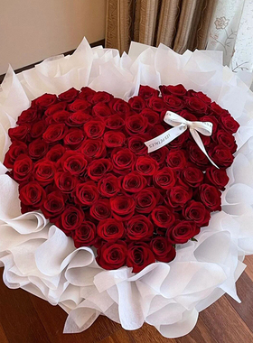 七夕情人节玫瑰花束鲜花速递郑州市二七区管城金水区花店同城配送