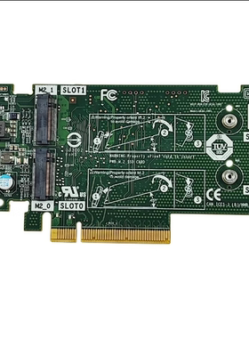 DELL PCI一转二 Boss SATA M.2 双口转接卡0JV70F 051CN2 0M7W47