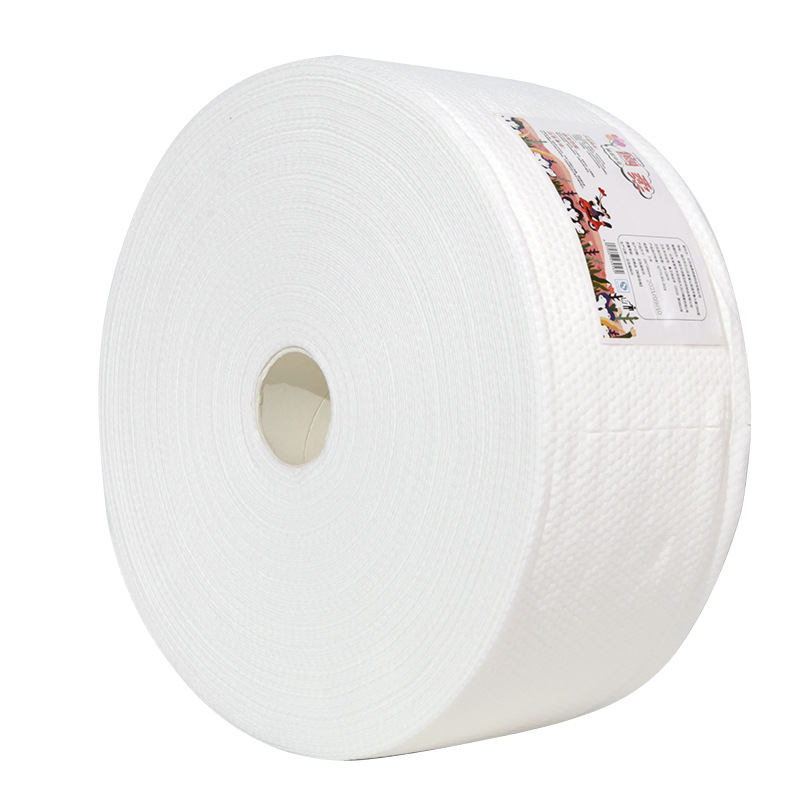 美容院专用一次性洗脸巾加厚大卷面巾纸600g洁面巾棉柔巾