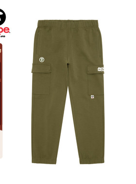 Aape旗舰店男装秋冬小标徽章多口袋潮流工装长裤C631XXP