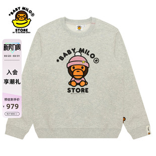 秋冬卡通小猴薄绒圆领卫衣3040XAP STORE女装 BABY MILO