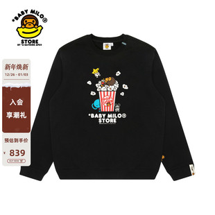 秋冬卡通爆米花小猴薄绒圆领卫衣3041XXP STORE女装 BABY MILO