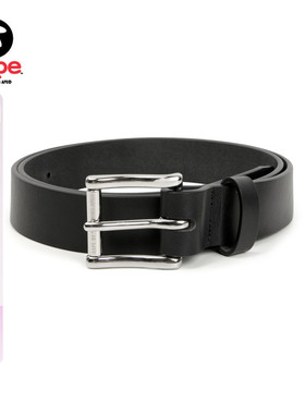 Aape旗舰店配饰金属扣简约潮流牛皮革腰带5350XXP
