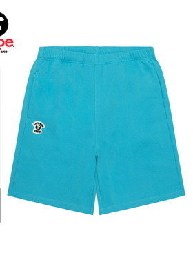 Aape旗舰店男装春夏老花猿人图案口袋潮流休闲短裤C601XXO