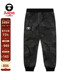 Aape旗舰店男装 秋冬迷彩猿人刺绣休闲潮流薄绒束脚裤 C644XBP