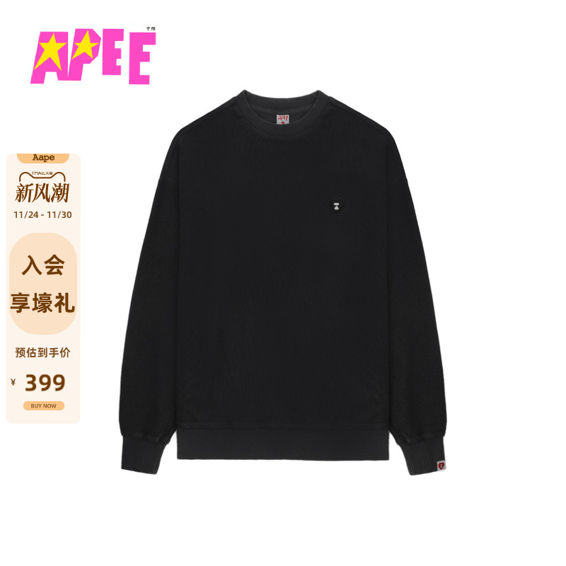 APEE爱心徽章圆领卫衣