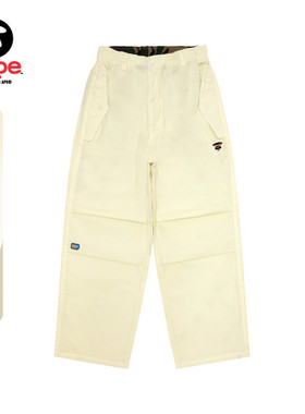 Aape旗舰店男装春夏猿人徽章水洗做旧潮流休闲宽松工装裤D610XXQ