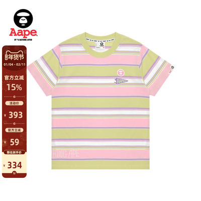 Aape休闲修身短袖T恤