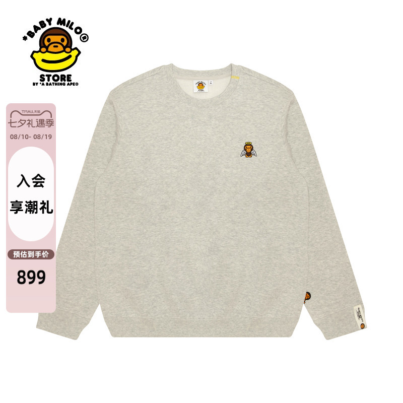 BABYMILOSTORE薄绒圆领卫衣