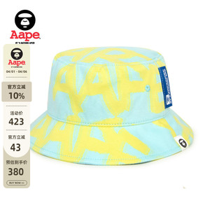 Aape旗舰店配饰字母提花撞色潮流简约休闲渔夫帽5264XXM
