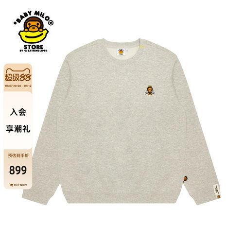 BABYMILOSTORE薄绒圆领卫衣