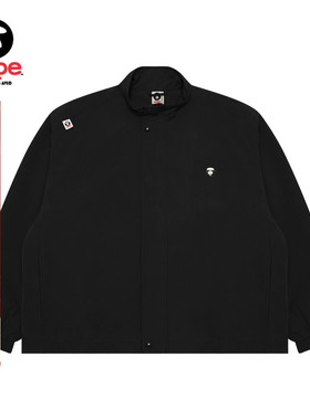 Aape旗舰店男装秋冬小标徽章纯色简约夹克外套7729XXP
