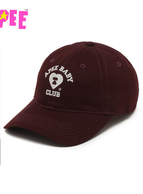 APEE配饰字母心型图案刺绣棒球帽F225A5P