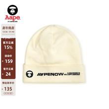 Aape旗舰店配饰猿人徽章字母刺绣休闲针织帽冷帽4866XXN