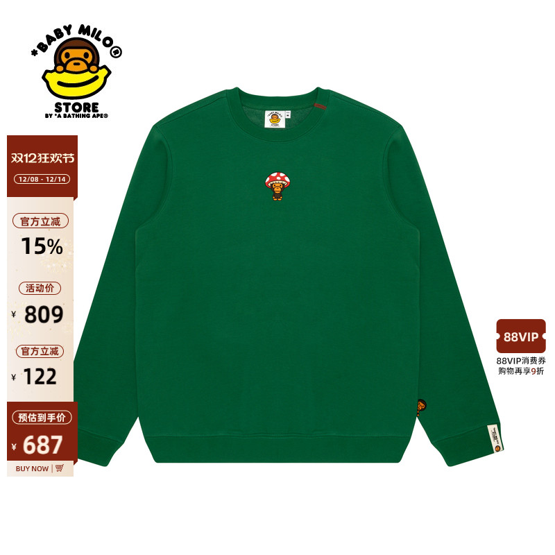 BABYMILOSTORE宽松圆领卫衣