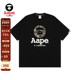 Aape旗舰店男装 春夏迷彩圆章印花休闲潮流短袖 T恤1640XXO