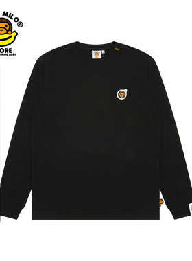 BABY MILO STORE女装秋冬卡通涂鸦小猴休闲长袖T恤0464XXP