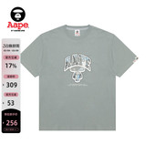 Aape旗舰店男装 T恤1650XXO 春夏猿人迷彩图案印花休闲潮流短袖