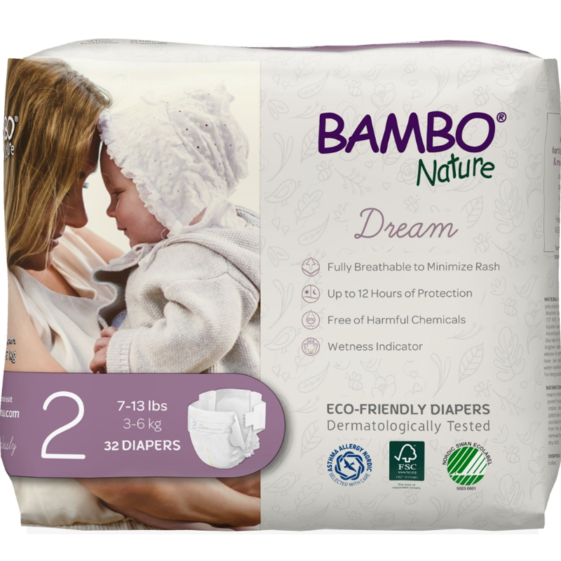Bambo班博欧洲原装新生儿纸尿裤