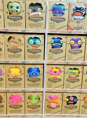 FUGGLER放克牙宝丑萌搞怪毛绒公仔盲盒盲袋摆件毛绒玩具玩偶可爱