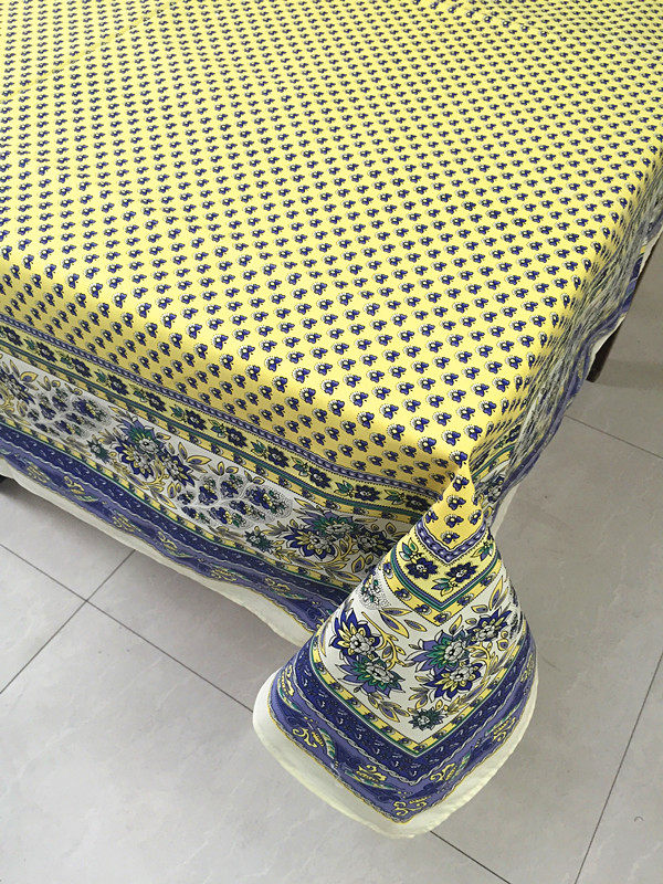 宾馆餐厅长方形桌布外贸欧美家用餐布田园风办工室会议桌超长台布