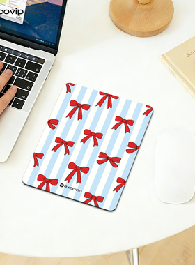 Mini女生鼠标垫办公出差笔记本电脑小号垫布面锁边防滑橡胶底1060