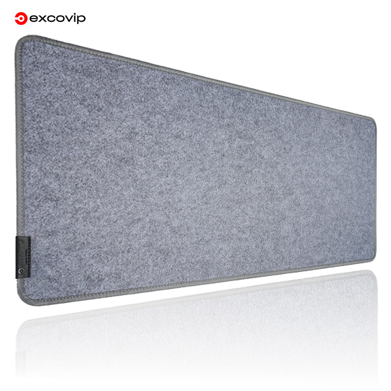 毛毡办公桌垫大号游戏笔记本电脑桌搭鼠标键盘垫包边防滑胶底0383