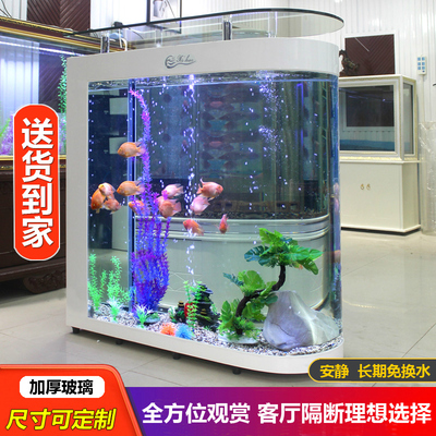 定制客厅生态鱼缸喜灏玻璃
