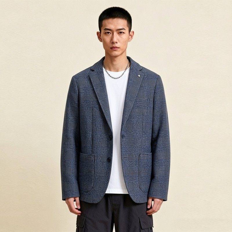 撤标撤柜绵羊毛休闲西服外套男士春秋商务小西服高端帅气毛呢上衣,男装,休闲西服,淘宝优惠券,粉丝福利购,淘宝优惠卷