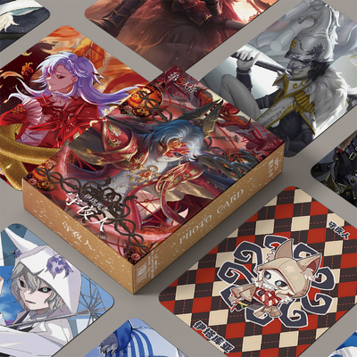 第五人格守夜人个人周边三寸盒装55张镭射小卡LOMO卡膜卡册礼物