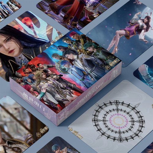 动漫绝世唐门周边三寸盒装55张镭射小卡拍立得照LOMO卡生日礼物