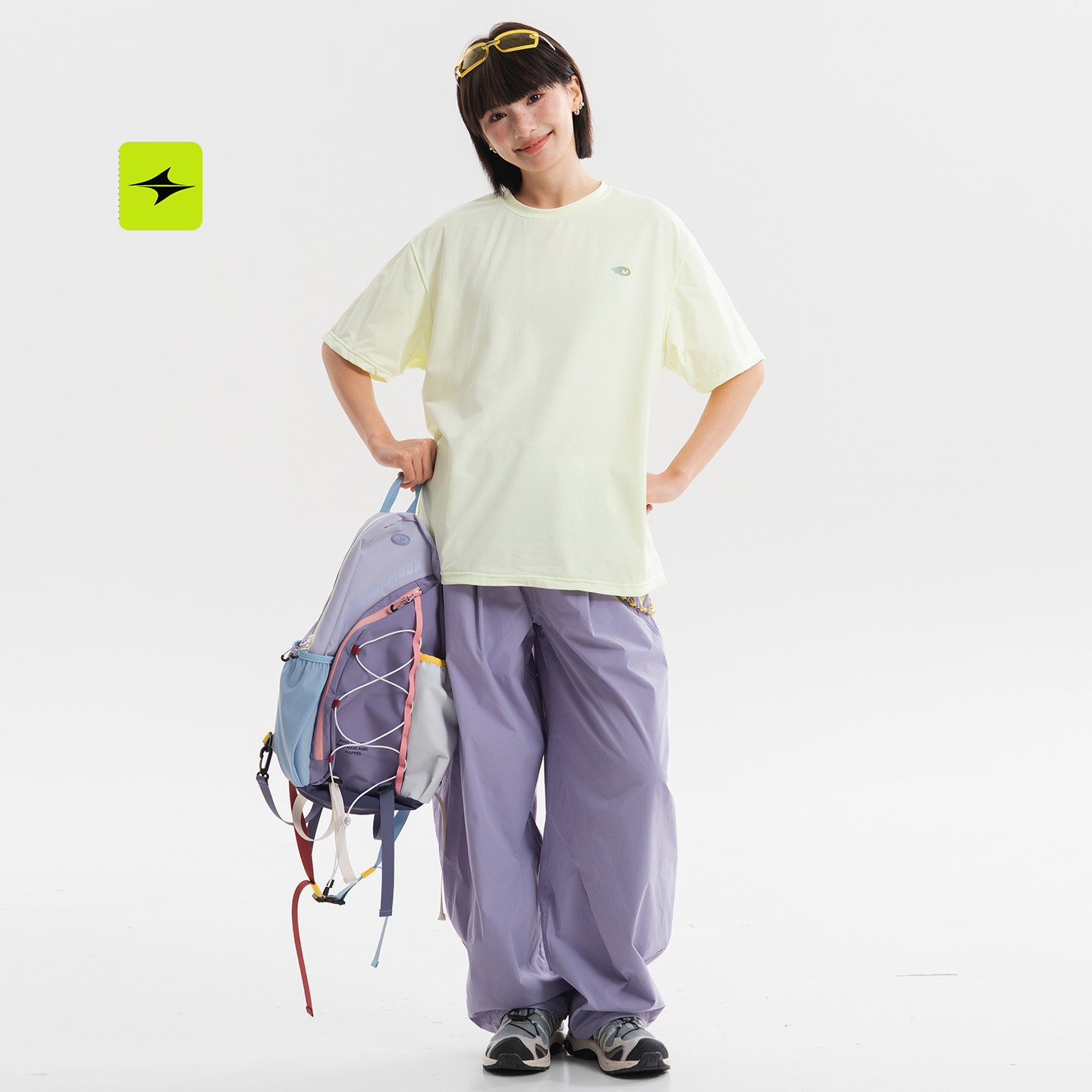 户外运动轻量透气直筒休闲裤女