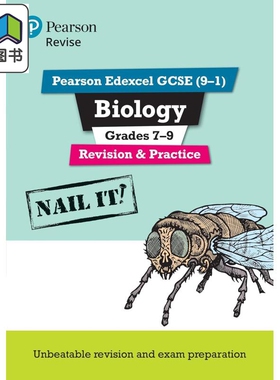 Pearson Revise 培生爱德思GCSE生物复习练习 含在线复习测试Edexcel Biology Grades 7-9 Revision and Practice 大音