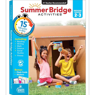 暑期衔接活动练习册 2-3年级 Summer Bridge Activities 2nd to 3rd Grade Workbook英文原版 小学教材教辅参考书 大音