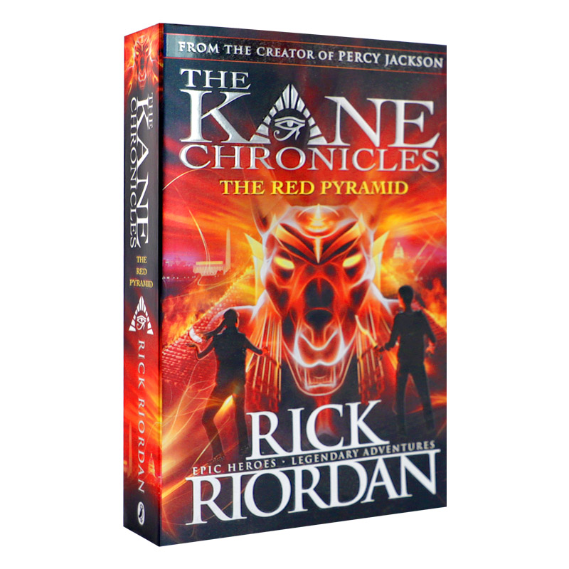 预售 英文原版科幻小说 The Kane Chronicles埃及守护神系列 The red Pyramid红色金字塔 Rick Riordan 推荐波西杰克逊书迷阅读